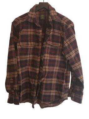 Timberland Mens Heavy Flannel Shirt / Shacket size Medium